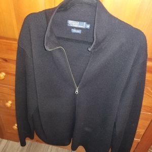 Polo wool cardigan